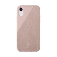 Native Union CLIC CANVAS iPhone XR Case in Rose - A Mobile City