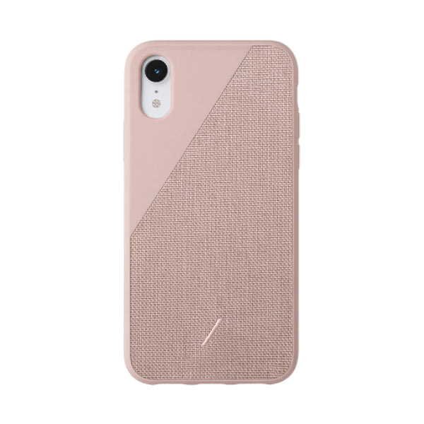 Native Union CLIC CANVAS iPhone XR Case in Rose - A Mobile City