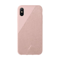 Native Union CLIC CANVAS iPhone XS Max Case in Rose - A Mobile City