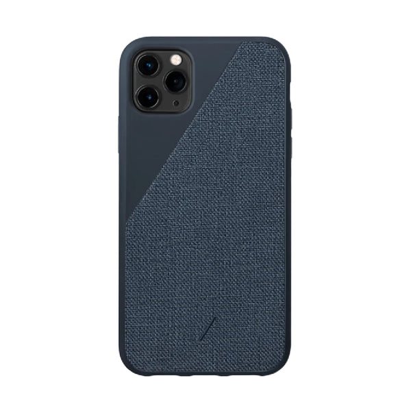 Native Union Clic Canvas iPhone 11 Pro Max Case in Navy - A Mobile City