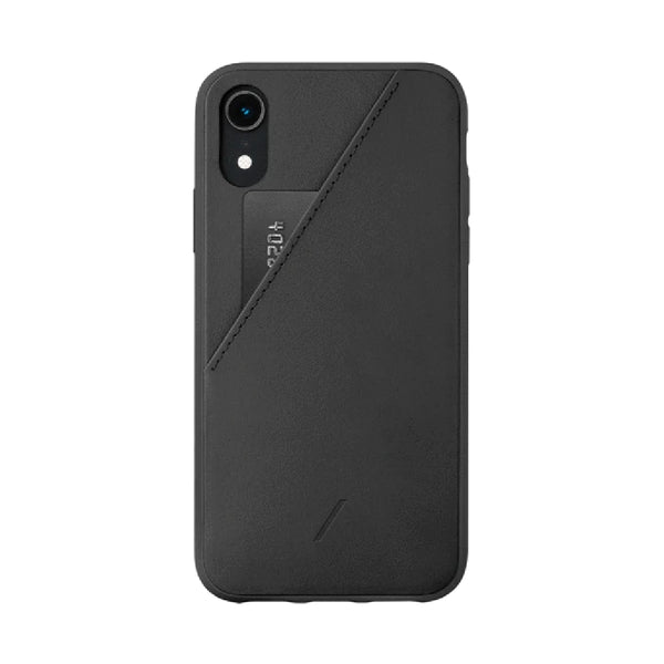 Native Union Clic Card Case for iPhone XR - Black - A Mobile City