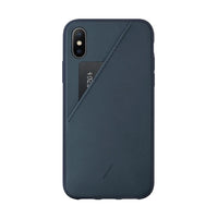 Native Union Clic Card Case for iPhone XS Max - Navy - A Mobile City